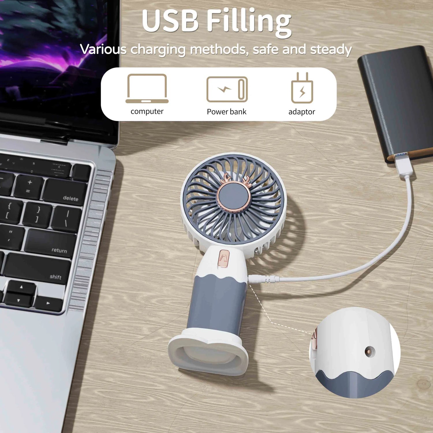 479 Mini Fan Rechargeable Table Fan Handheld Fan USB Fan Desk Fan Cooling Fan For Home , Office , Car, & Multi Use Fan DeoDap 479 Mini Fan Rechargeable Table Fan Handheld Fan USB Fan Desk Fan Cooling Fan For Home , Office , Car, & Multi Use Fan DeoDap